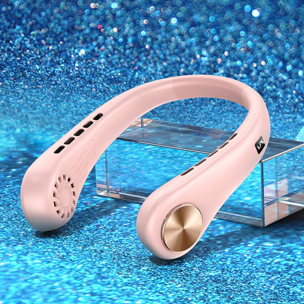 Hanging Neck Fan Bladeless USB Rechargeable Mute Sports Fan