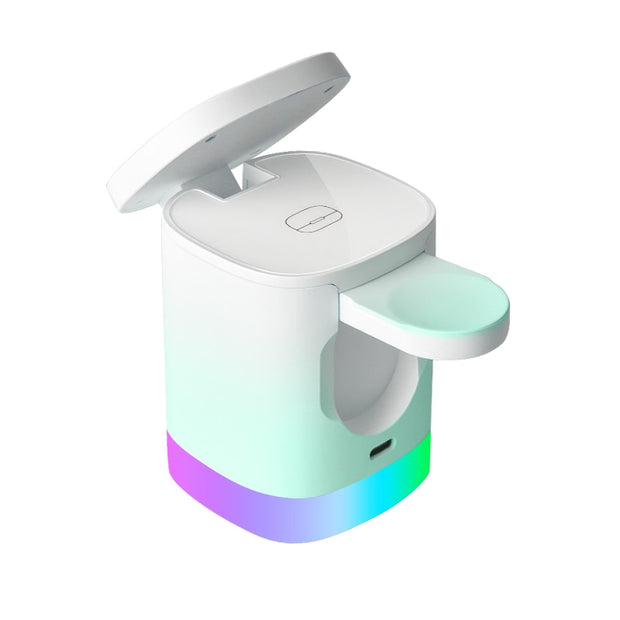 3 In 1 Magnetic Wireless  Fast Charger Bluetooth LED Lamp